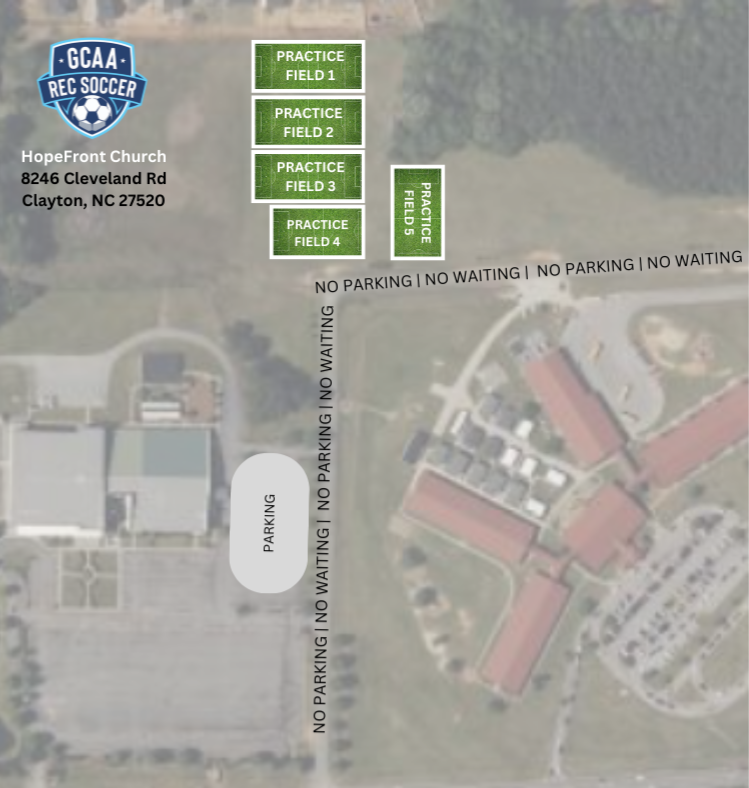 GCAA Complex (6) Rec Soccer, fields